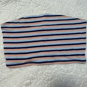 Garage Striped Tube Top